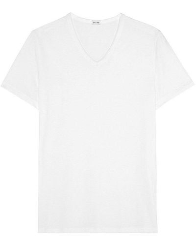 Hom T-Shirt, V-Neck 400206 - Weiß