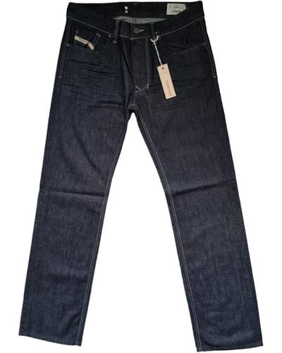 DIESEL Gerade Jeans Larkee 0088Z (Tiefdunkelblau, 100% Baumwolle) 5-Pocket-Style