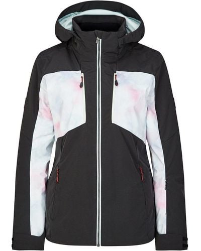 Ziener Anorak TILFA lady (jacket ski) 12356 black.cloudy rainbow - Schwarz