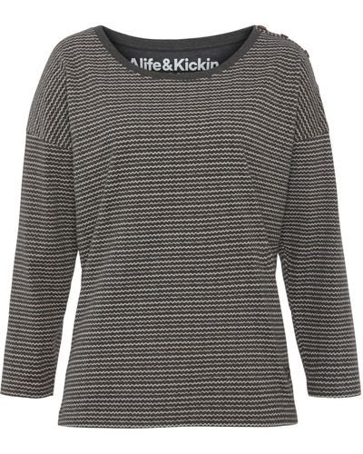 Alife & Kickin 3/4-Arm-Shirt MaddieAK A - Grau