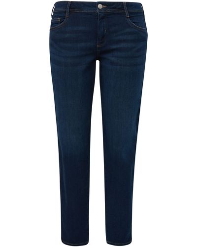Triangle Slim-fit-Jeans in groß Größen - Blau