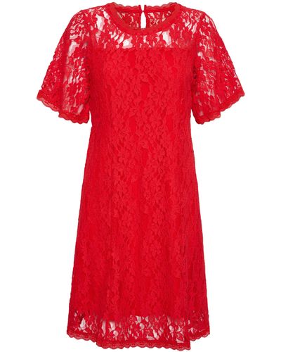 Cream Strickkleid Kleid CRKit - Rot