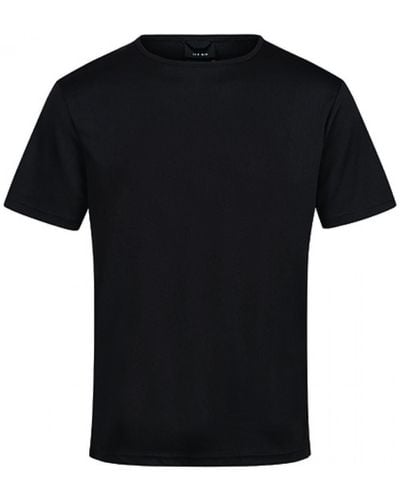 Regatta Rundhalsshirt Pro Wicking T-Shirt XS bis 4XL - Schwarz