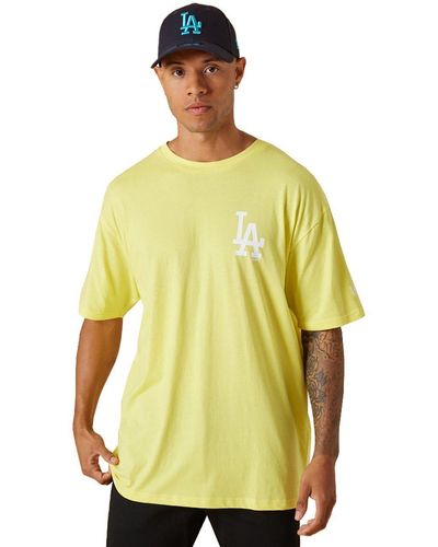 KTZ T-Shirt Los Angeles Dodgers MLB League Essential Oversized (1-tlg) - Gelb