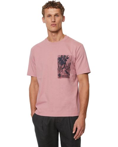 Marc O' Polo T-Shirt aus reiner Bio-Baumwolle - Pink