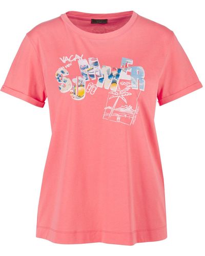 Marc Cain Kurzarmshirt T-Shirt - Pink