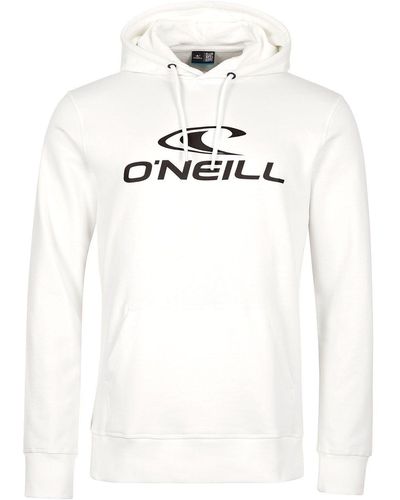 O'neill Sportswear Logo Hoodie mit großem Markenschriftzug - Weiß