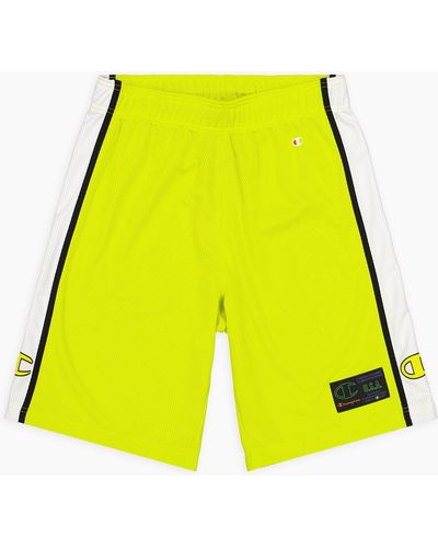 Champion Shorts Bermuda gelb/weiß/schwarz