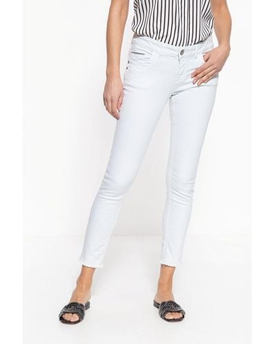 ATT Jeans ATT Slim-fit-Jeans Leoni im 5-Pocket Design - Weiß