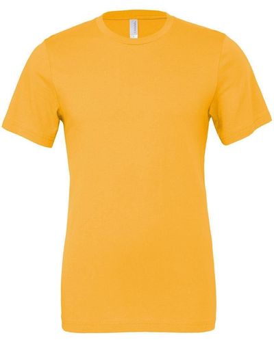 Bella Canvas Bella + Canvas Rundhalsshirt Jersey Short Sleeve T-Shirt - Gelb