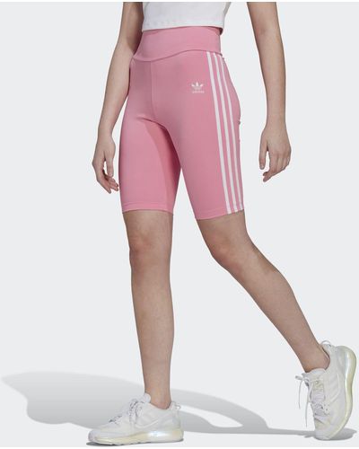 adidas Originals Sporthose ADICOLOR CLASSICS PRIMEBLUE HIGH-WAISTED RADLERHOSE - Pink