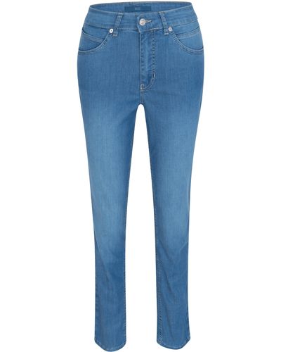 M·a·c Stretch-Jeans GRACIA authentic mid blue wash 5381-90-0352 D473 - Blau