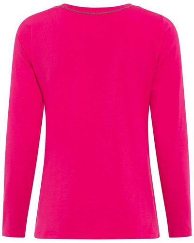 Olsen Rundhalsshirt pink (1-tlg)