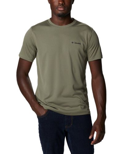 Columbia Kurzarmshirt Zero Rules Short Sleeve Shirt STONE GREEN - Grün