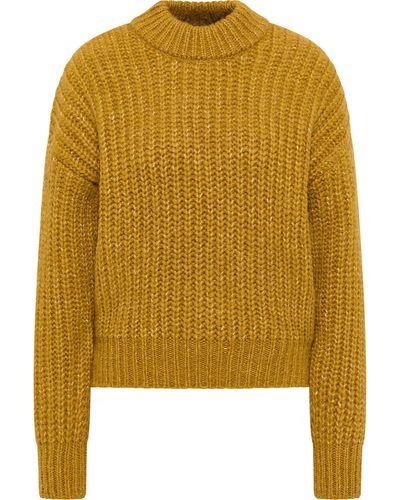 Mustang Sweater Strickpullover - Gelb