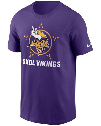 Nike Print-Shirt NFL Essential SKOL Minnesota Vikings - Lila