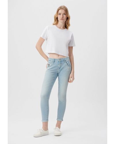Mavi Röhrenjeans LEXY Cropped Super Skinny Jeans - Blau