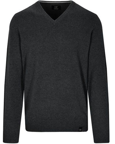 COMMANDER Sweatshirt (S)NOS V-Pullover, Uni - Schwarz