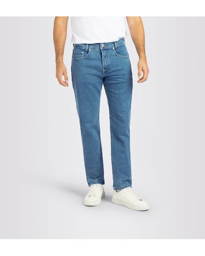 M·a·c Straight-Jeans Arne in gepflegter Optik, mit Stretch - Blau