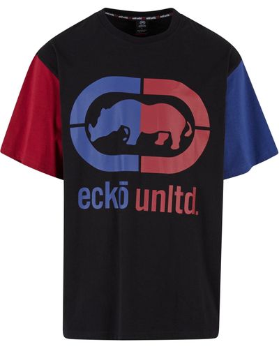 Ecko' Unltd . - Grande T-Shirt (1-tlg) - Schwarz