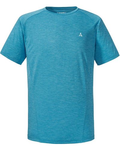 Schoeffel Kurzarmshirt T Shirt Boise2 M METHYL BLUE - Blau