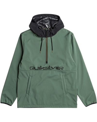 Quiksilver Anorak M Live For The Ride Hoodie - Grün