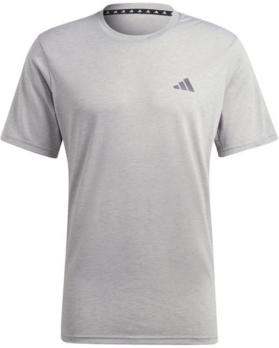 adidas Originals T-Shirt TR-ES COMF TEE MGREYH/WHITE/BLACK - Grau