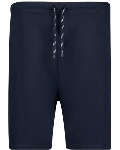 Adamo Pyjamashorts (1-tlg) Schlafhose in Übergrößen bis 10XL - Blau