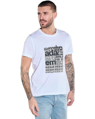 emilio adani T-Shirt regular - Weiß