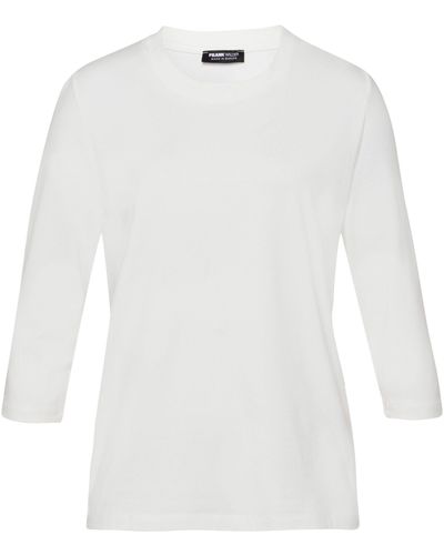 FRANK WALDER 3/4-Arm-Shirt zum Kombinieren - Weiß