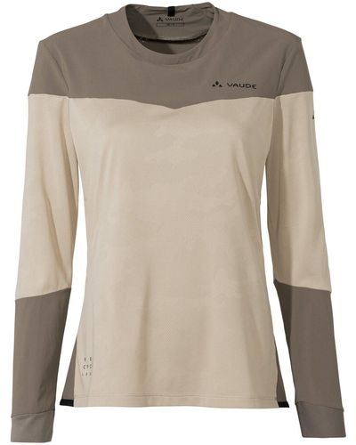 Vaude T- Women's Moab LS PRO Shirt (1-tlg) Green Shape - Braun