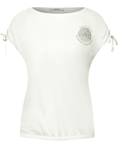 Cecil T-Shirt - Weiß