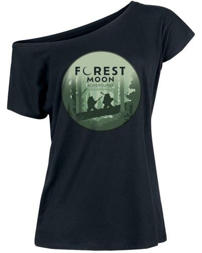 Star Wars T-Shirt Forest Moon - Schwarz