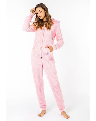 EIGHT2NINE Jumpsuit Fleece Overall - Pink