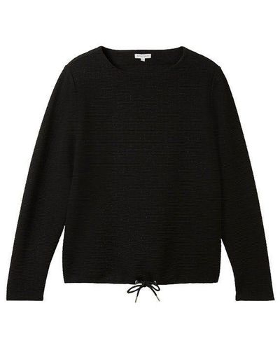 Tom Tailor Sweater - Schwarz