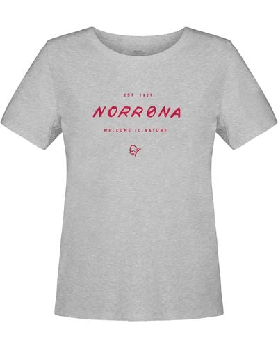 Norrøna Kurzarmshirt Norrona W /29 Cotton Legacy T-shirt - Grau