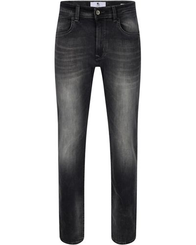 Otto Kern 5-Pocket-Jeans RAY mid grey used buffies 67170 6853.9834 - Schwarz
