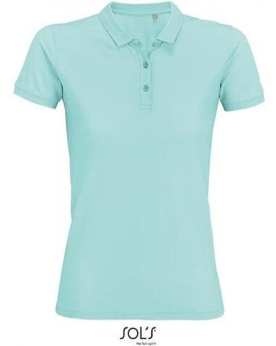 Sol's Poloshirt , Planet Women Polo Shirt, 100% Bio-Baumwolle - Blau