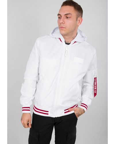 Alpha Industries Bomberjacke Men - Weiß