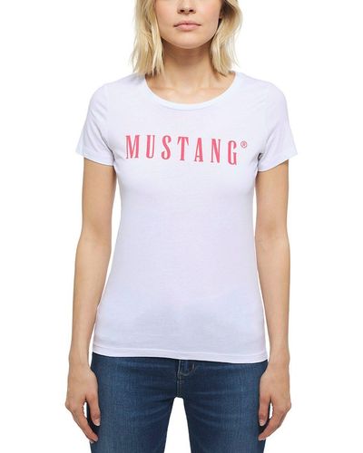Mustang T-Shirt Alina - Weiß