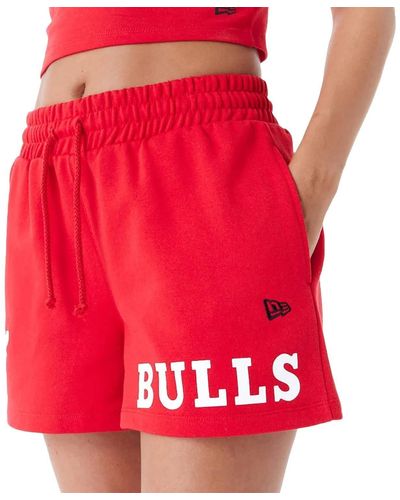 KTZ Shorts Short NBA Team Logo Chicago Bulls - Rot