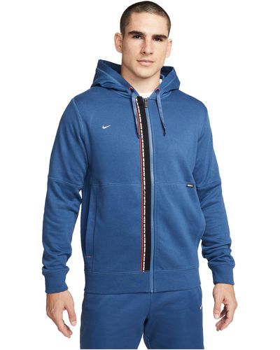 Nike Lifestyle - Textilien - Jacken F.C. Tribuna Kapuzenjacke - Blau