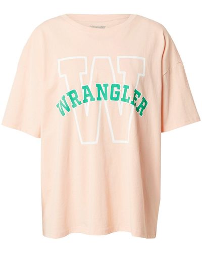 Wrangler T-Shirt GIRLFRIEND (1-tlg) Plain/ohne Details - Weiß