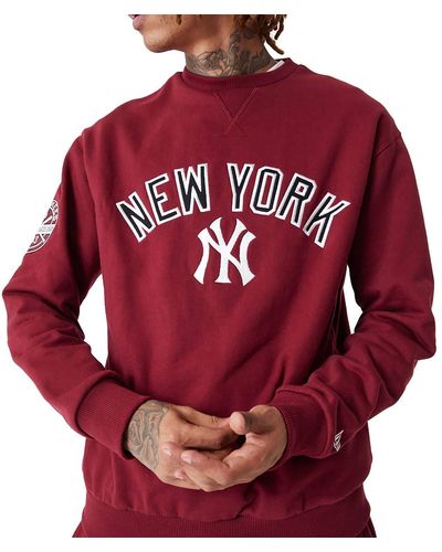 KTZ Sweater Sweatpulli Era MLB New York Yankees - Rot