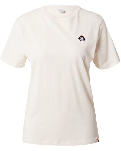 Iriedaily T-Shirt Wittchen (1-tlg) Stickerei - Weiß