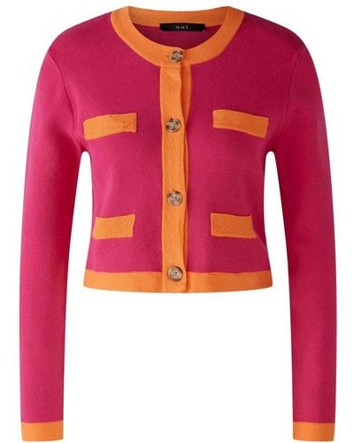 Ouí Strickjacke Jacke/Jacket, pink orange - Rot