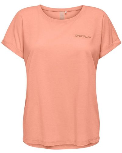 ONLY T-Shirt Loose Logo Jrs Tee - Pink