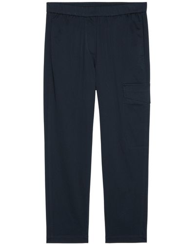 Marc O' Polo 5-Pocket-Hose , pull-on pants, ankle length - Blau