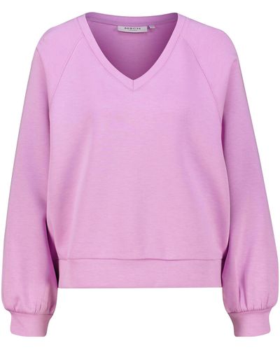 Moss Copenhagen Sweatshirt MSCHNELIMA IMA Q RAGLAN V (1-tlg) - Pink