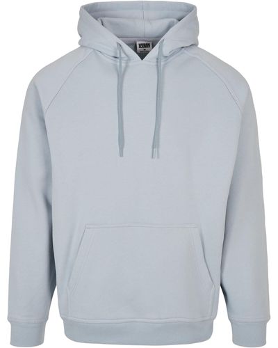 Urban Classics Sweatshirt Blank Hoody - Blau